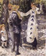 Pierre-Auguste Renoir The Swing oil painting artist